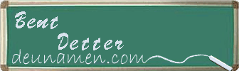 Bent Detter Visitenkarte